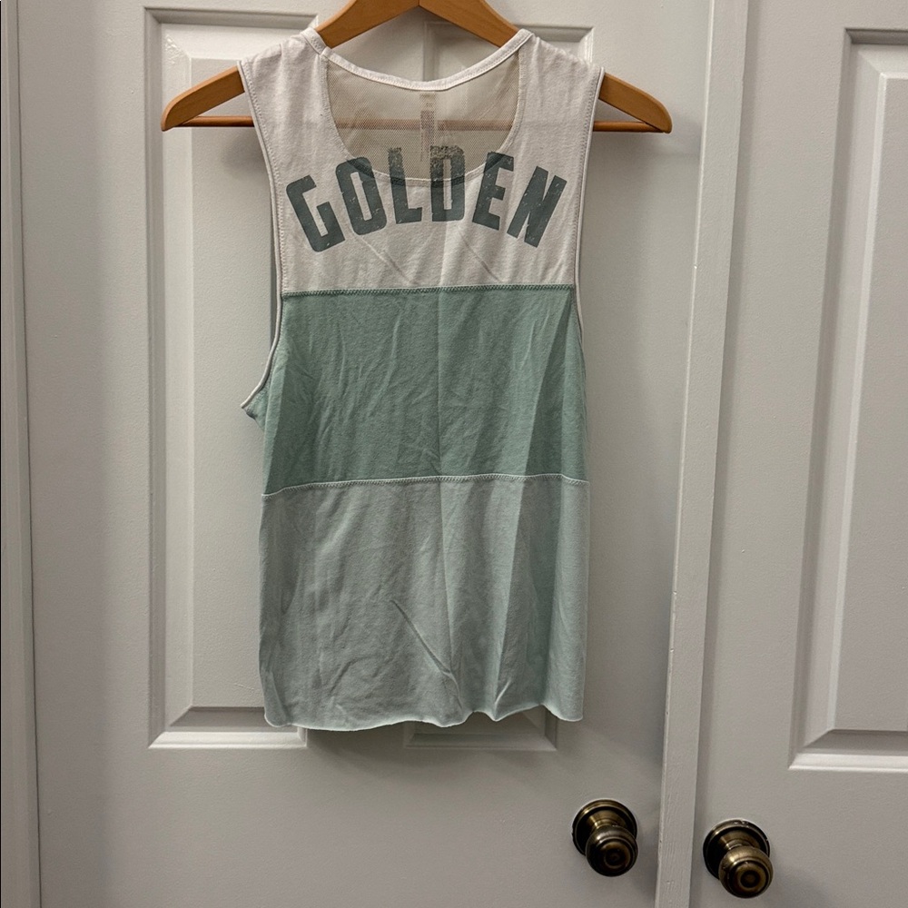 fp movement by Free People Mesh and Mint Color Block Athleisure Tank